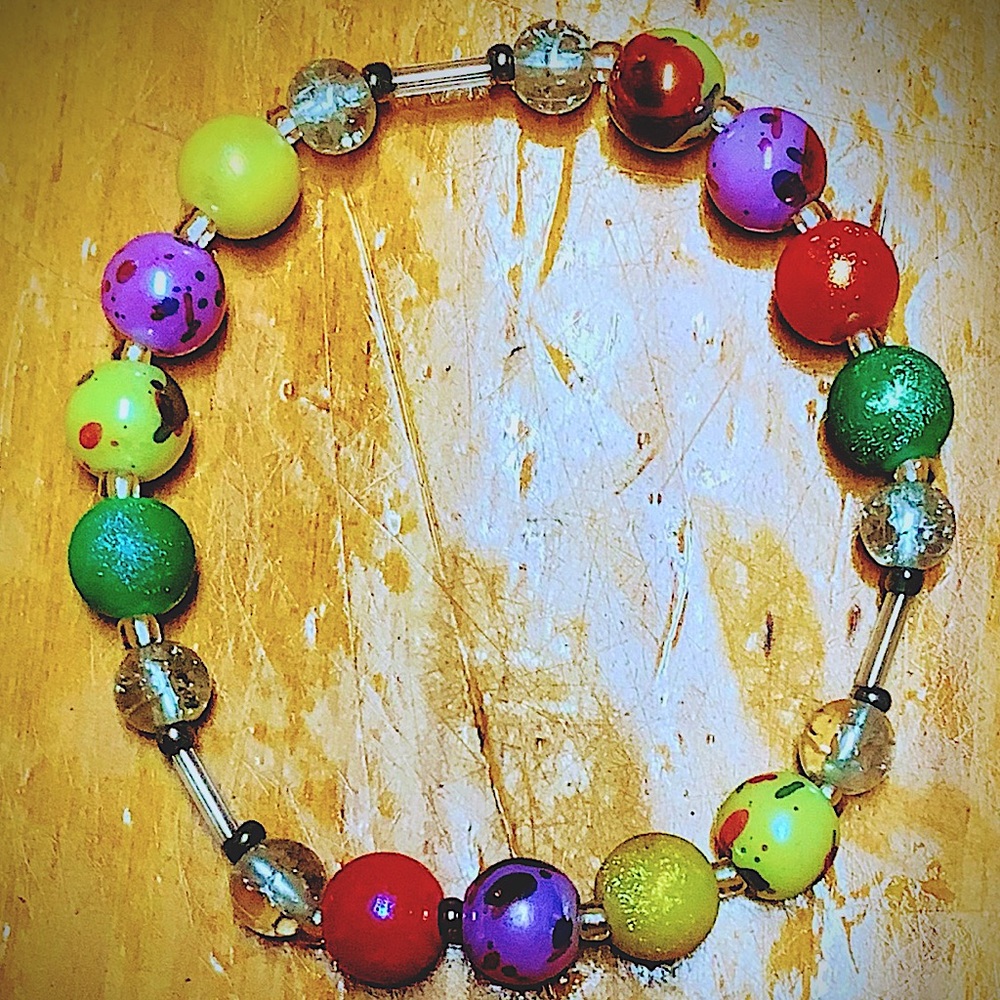 Handmade beaded bracelet